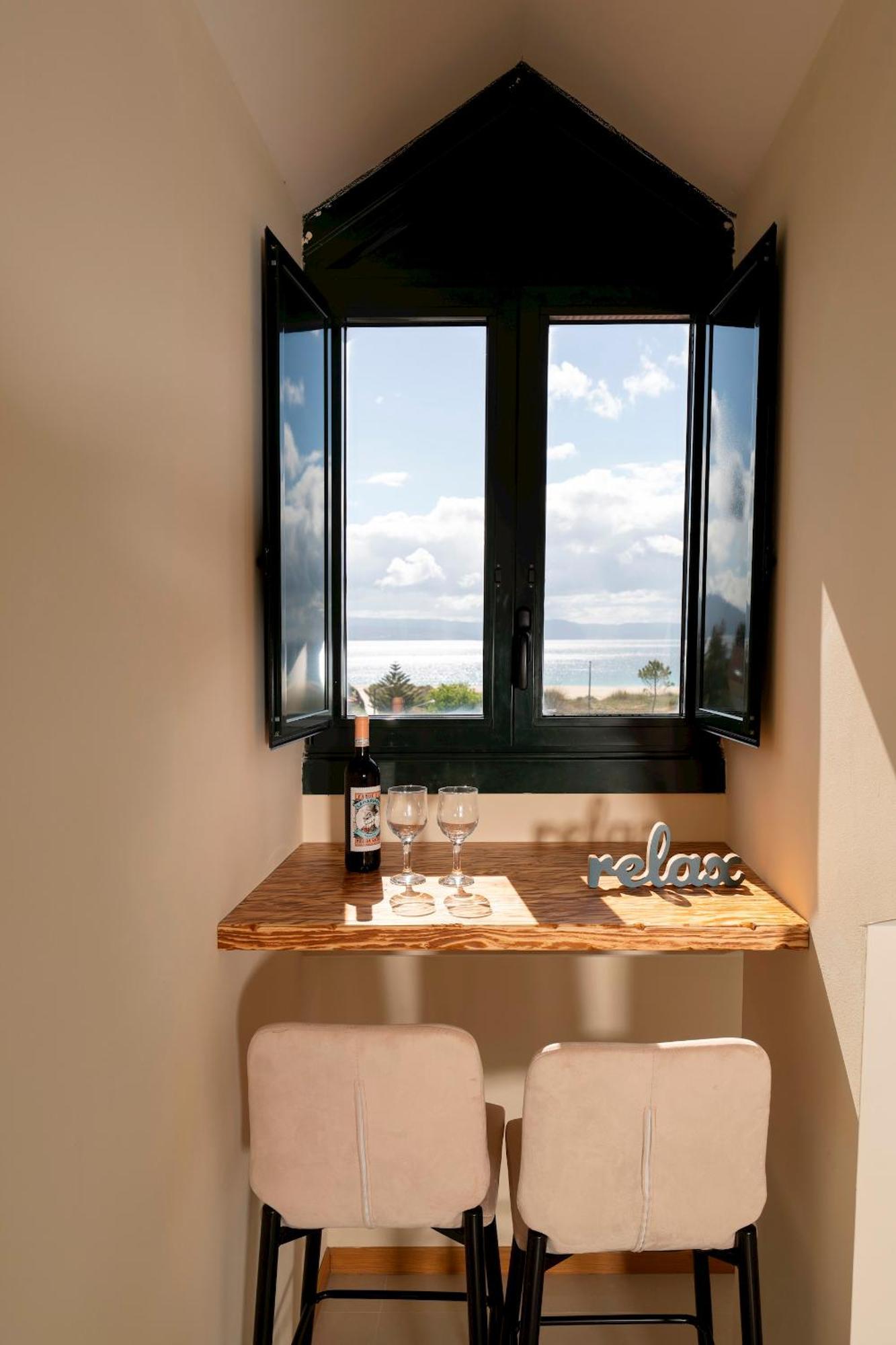 Apartamento Lura De Fisterra Playa De Langosteira En Finisterre Con Vistas Al Mar San Martin de Arriba Exterior photo