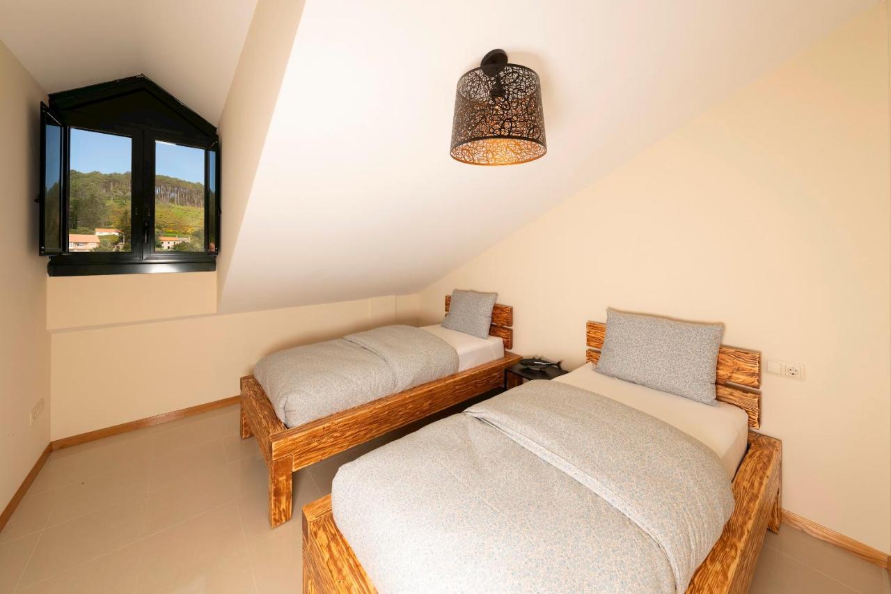 Apartamento Lura De Fisterra Playa De Langosteira En Finisterre Con Vistas Al Mar San Martin de Arriba Exterior photo
